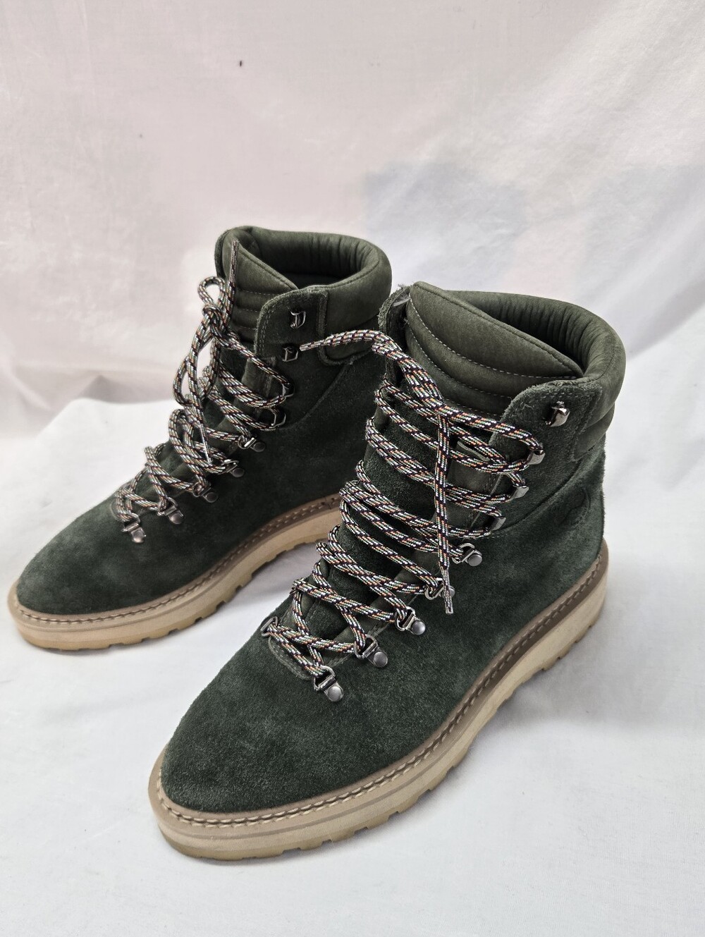 Diemme Roccia Vet Women's Size 40 Forest Green Suede Hiking Boots Italy